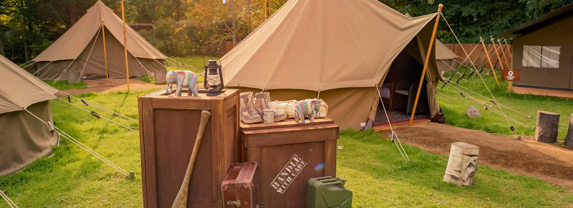 Glamping near Chessington World of Adventures