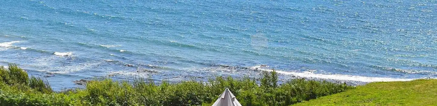 Glamping near the beach