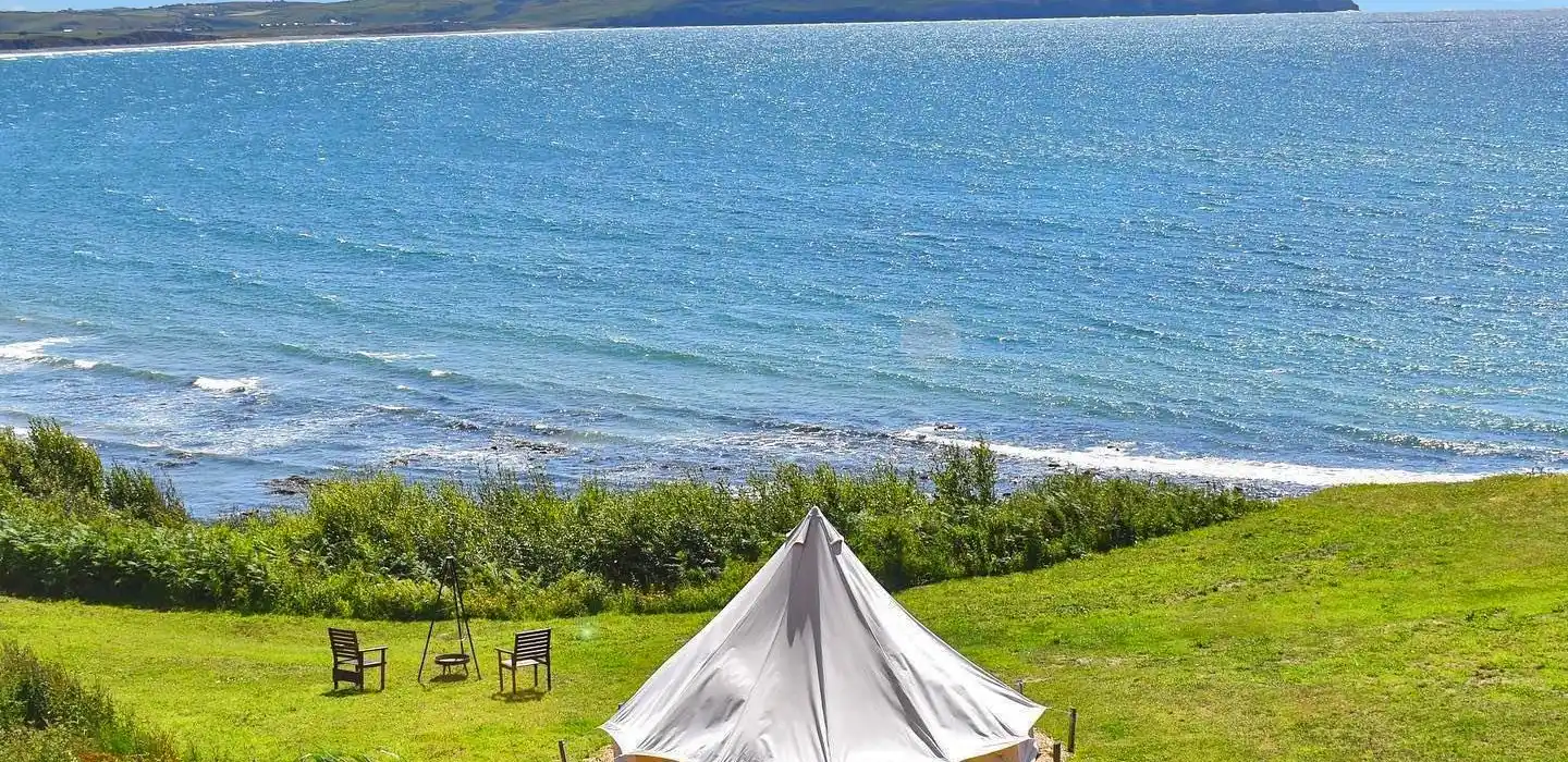 Glamping near the beach