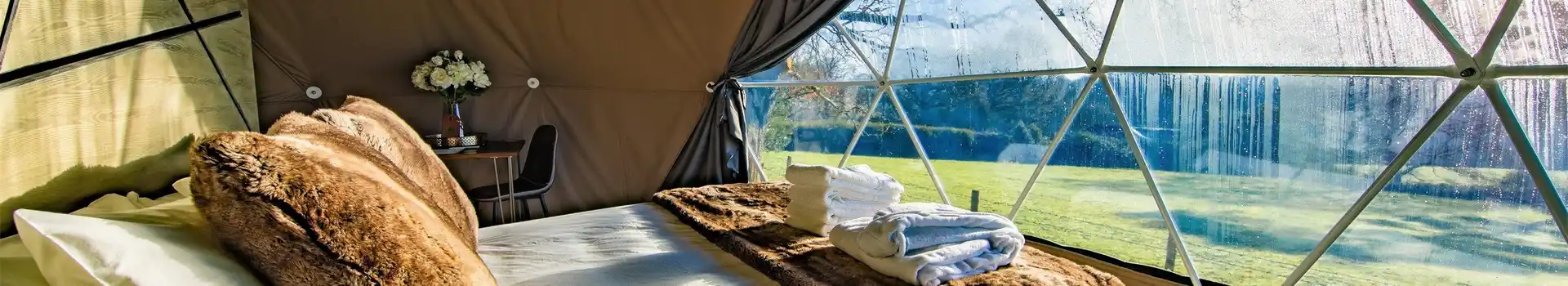 All year round glamping
