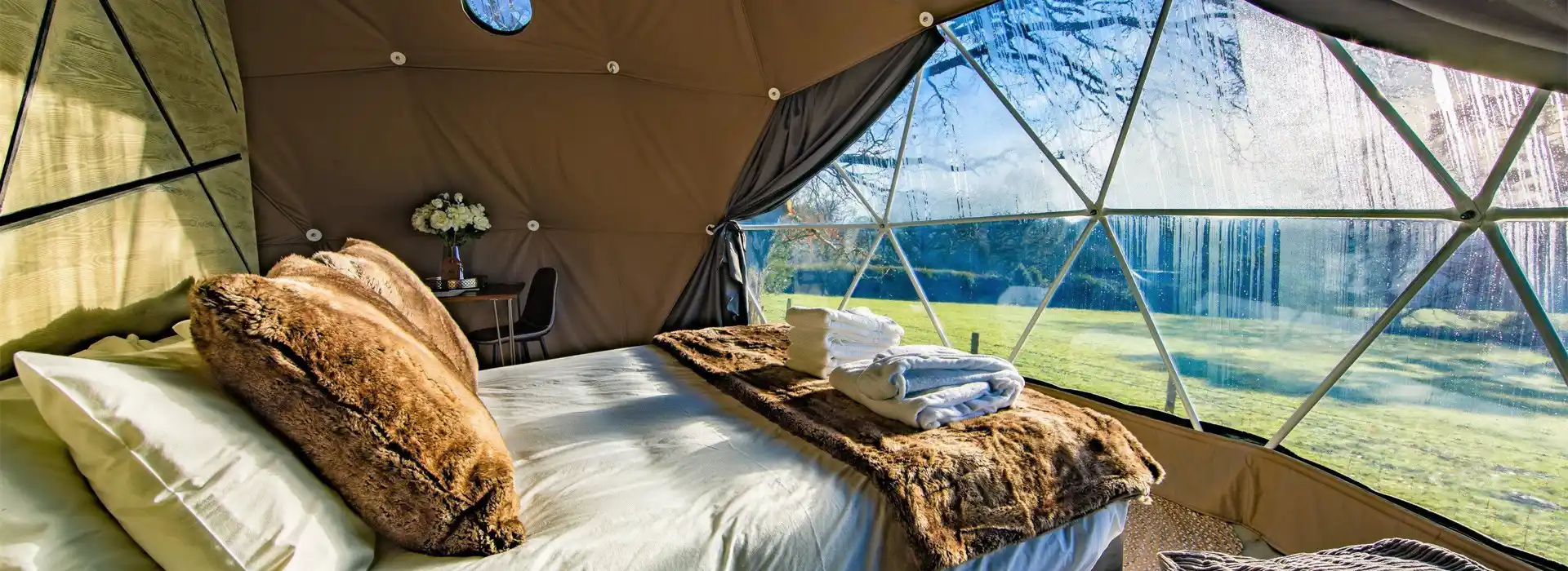 All year round glamping