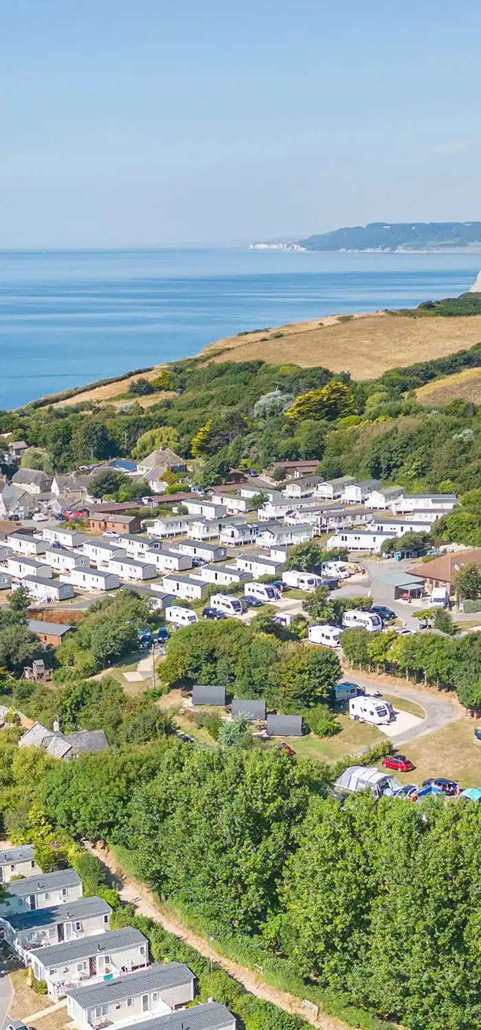 400+ caravan parks on the South Coast of England