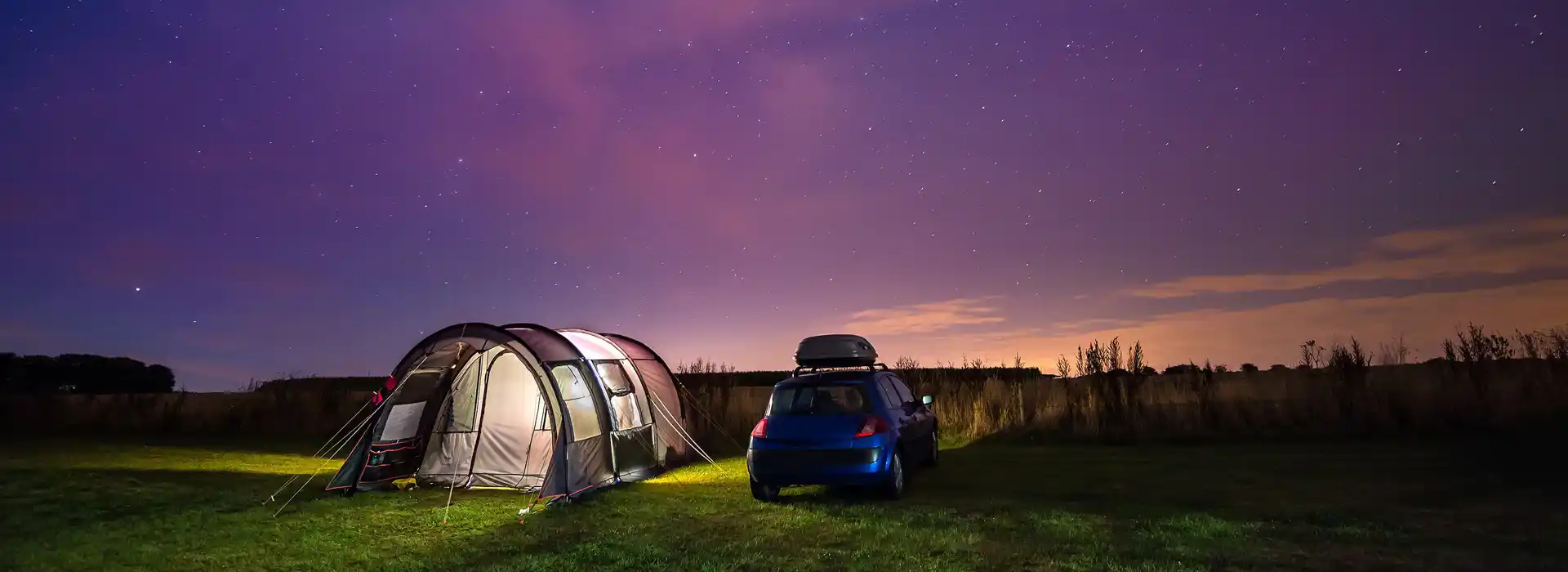 Dark sky campsites