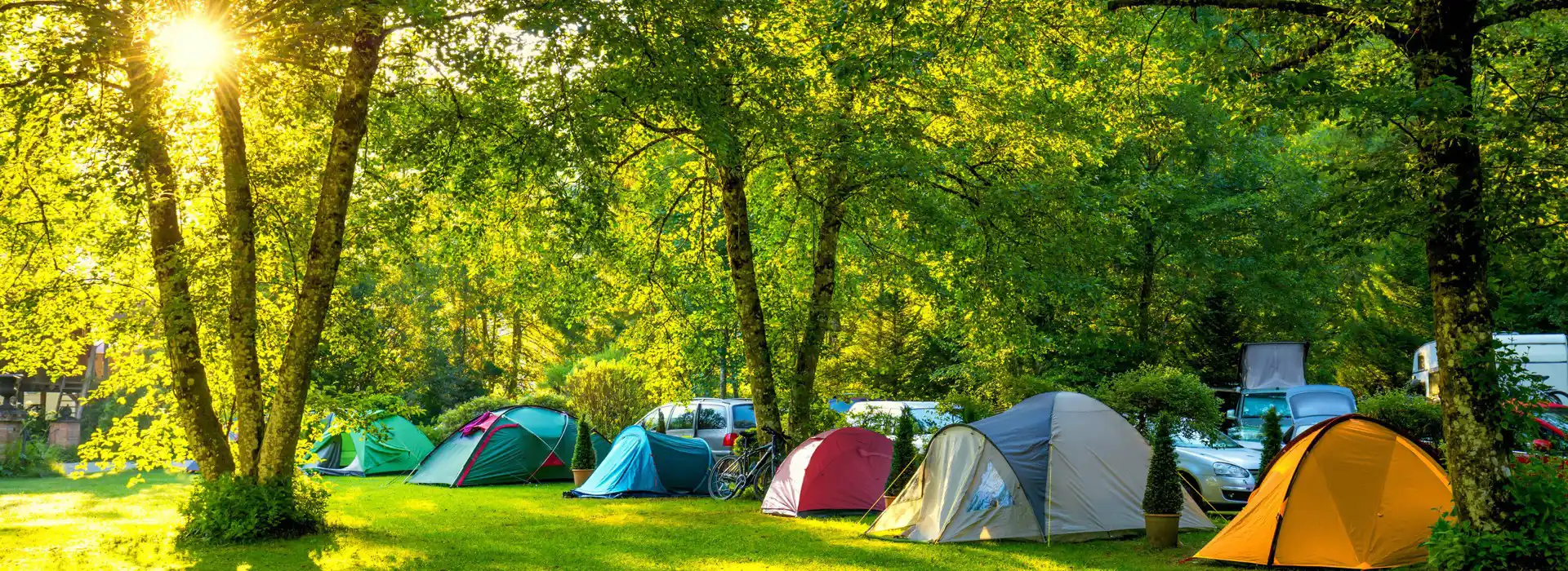 Campsites with rally fields