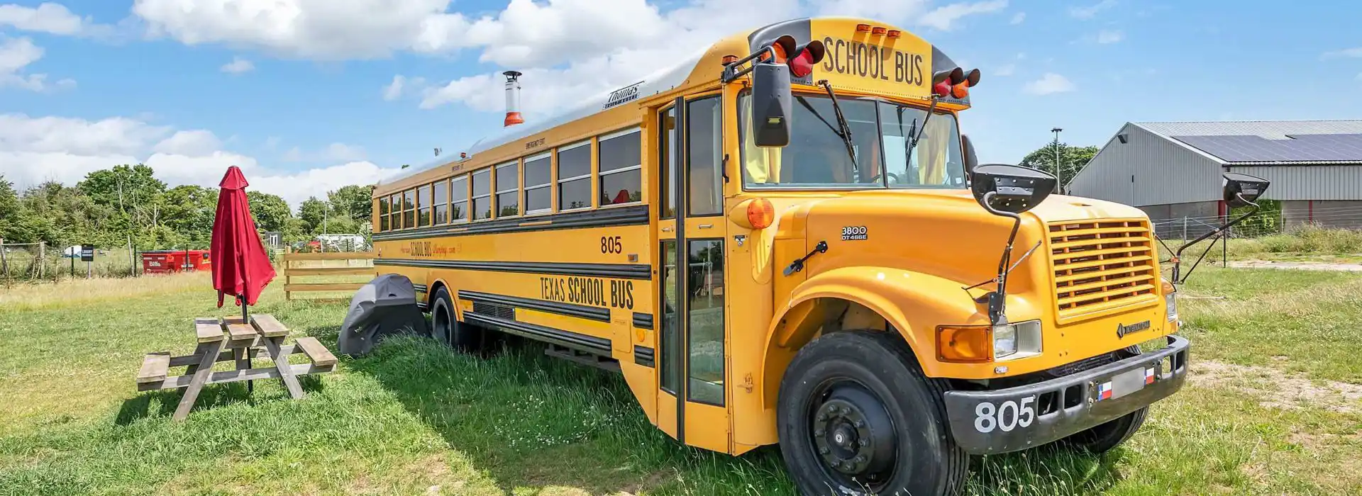 Bus glamping holidays