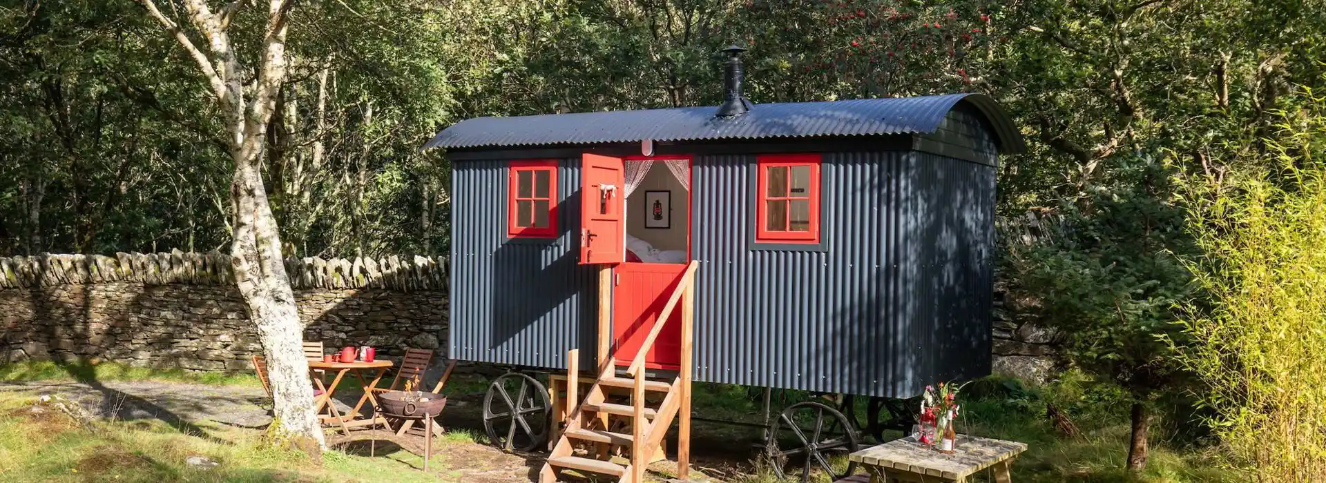 Shepherd hut holidays in Gwynedd