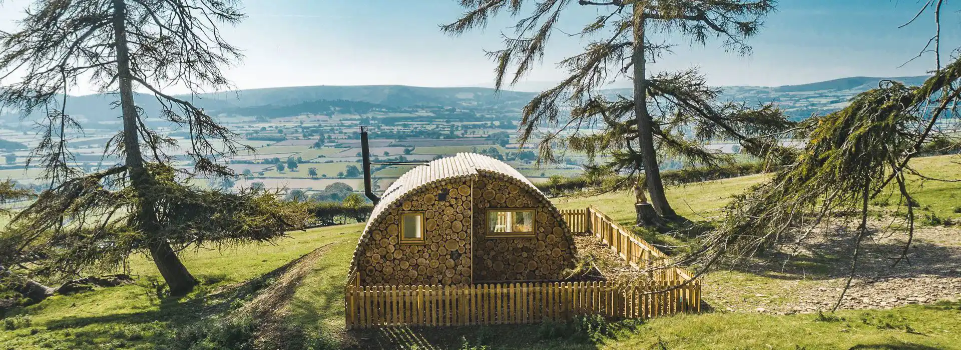 Camping pods in Powys