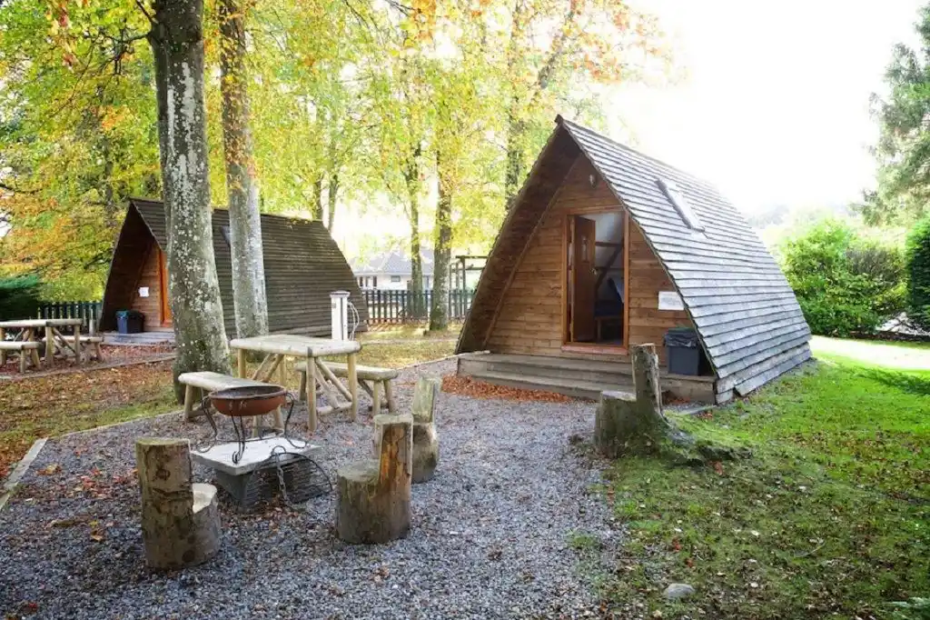 Camping pods in Perthshire