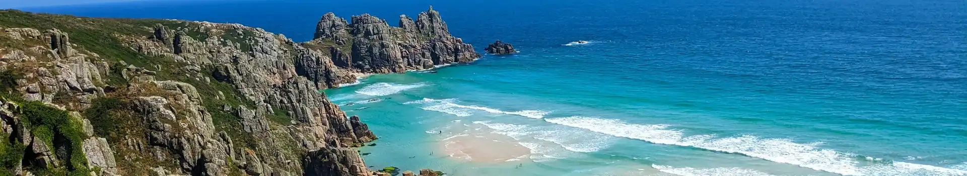 Campsites near the beach in Cornwall