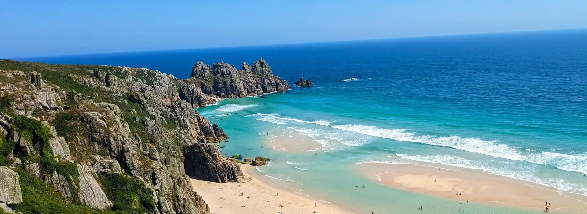 Campsites near the beach in Cornwall