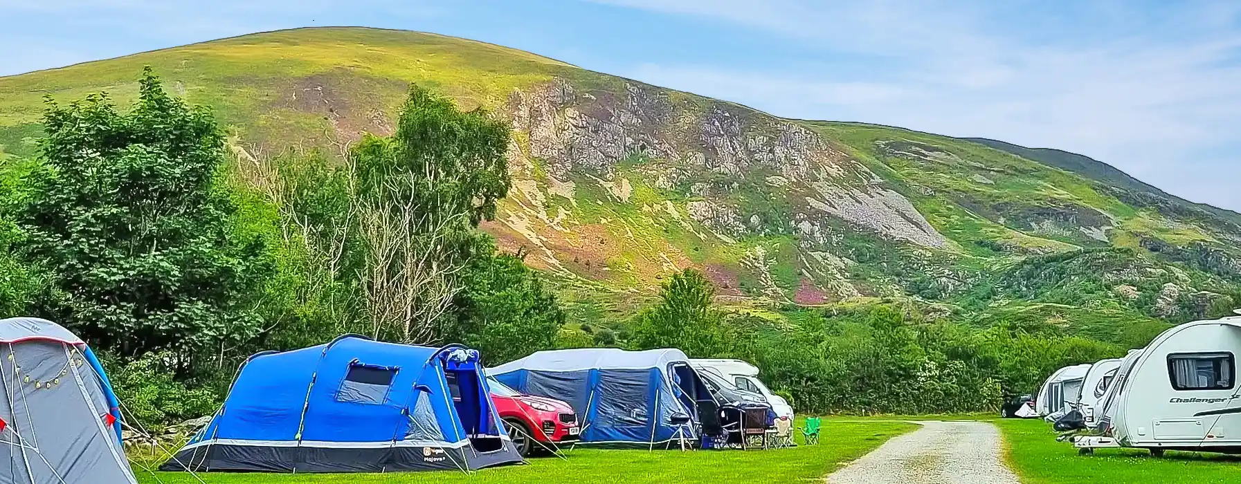 All year round campsites in North Wales