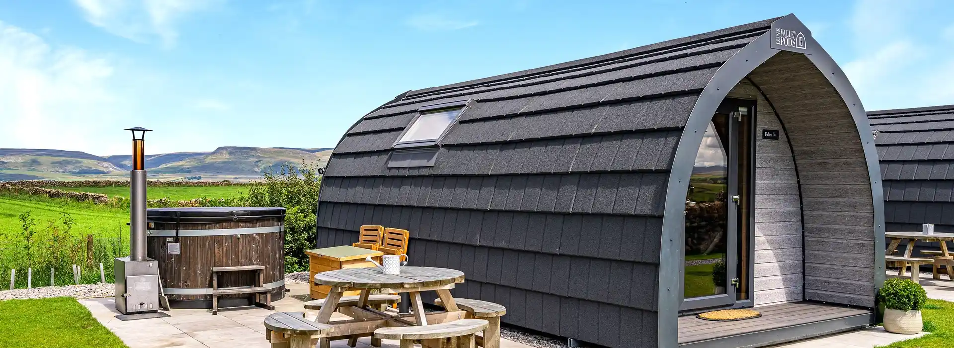 Glamping pods with hot tubs in Cumbria and the Lake District