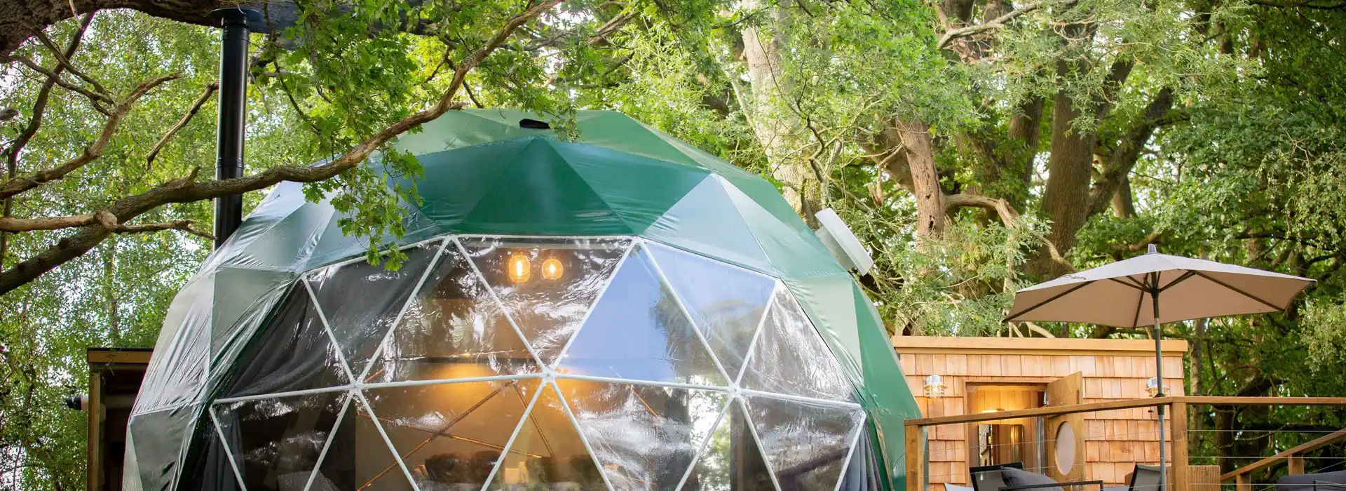 Woodland glamping in the UK