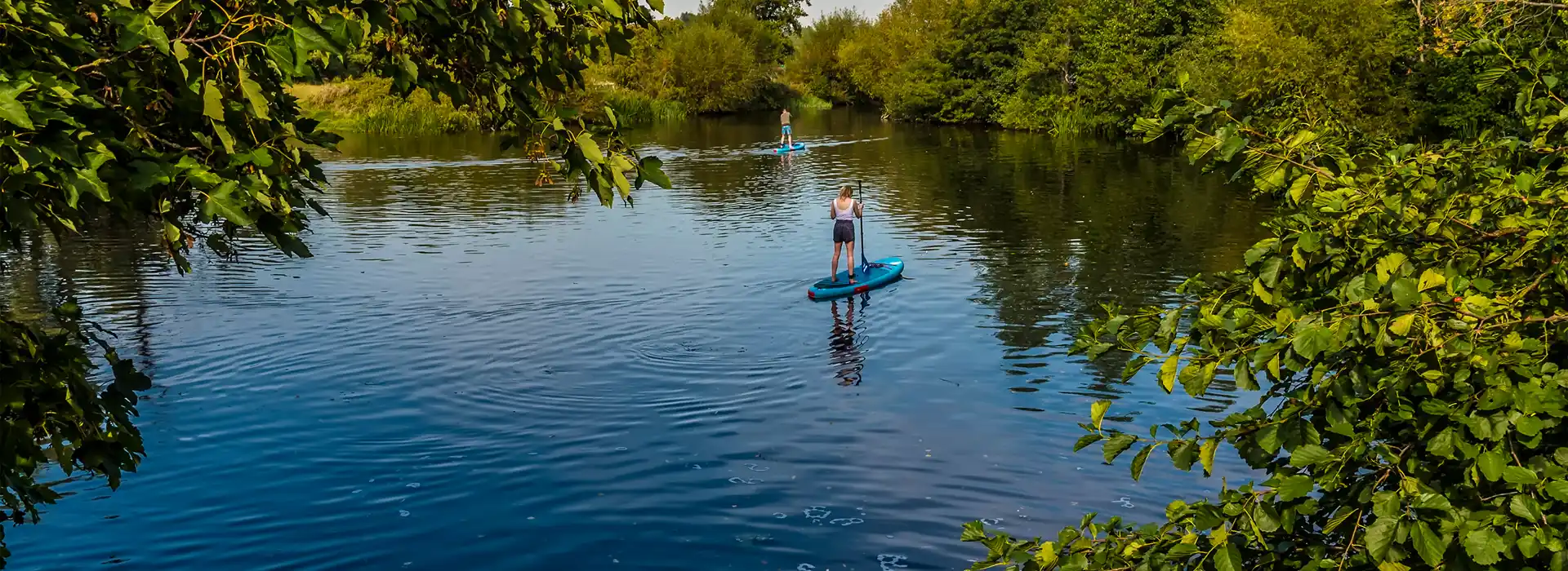 Campsites for paddleboarding