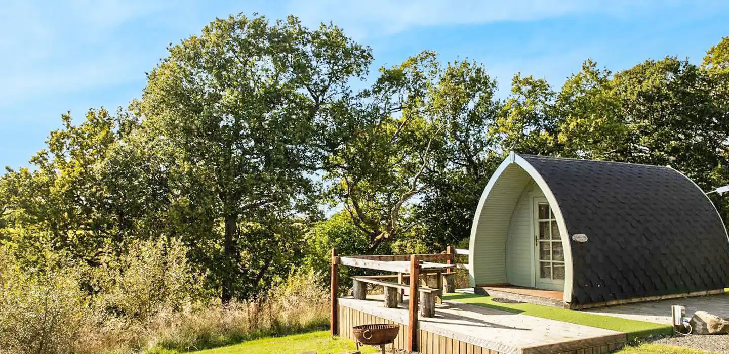 Camping pods in Glasgow and the Clyde Valley