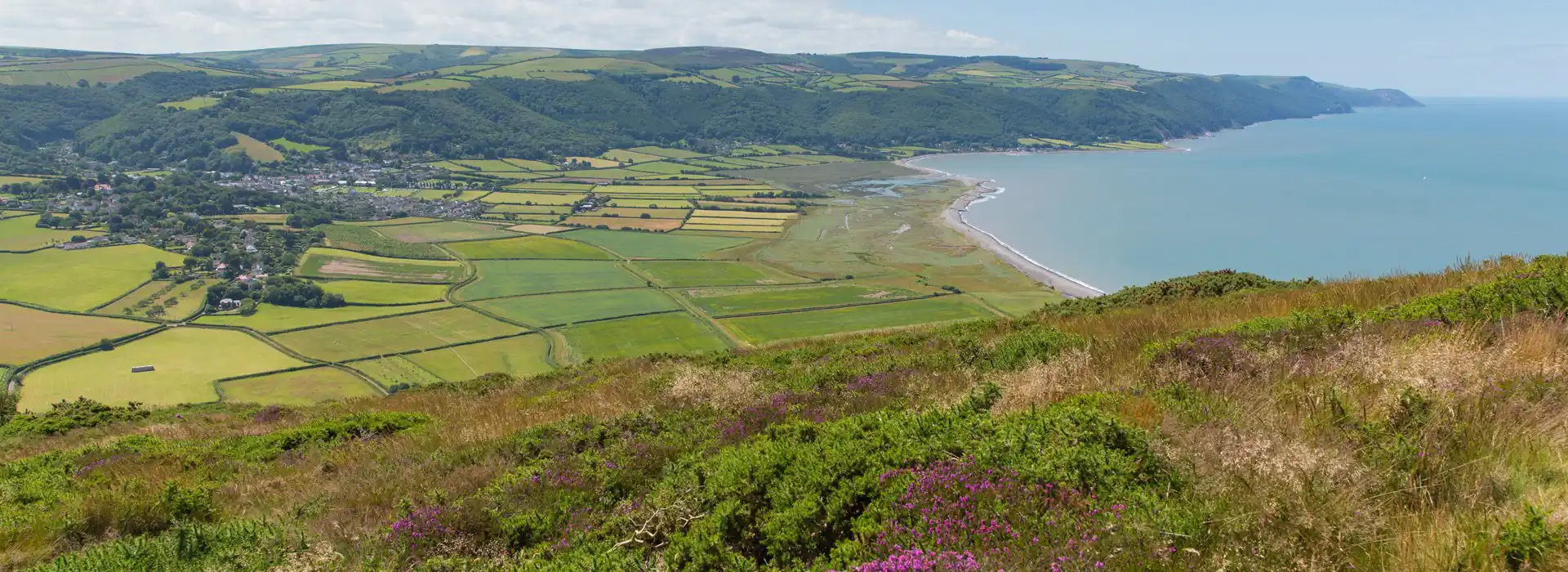 Campsites near the beach in Somerset