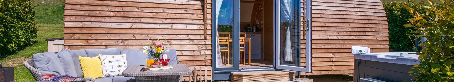 Dog friendly camping and glamping pods in North Yorkshire
