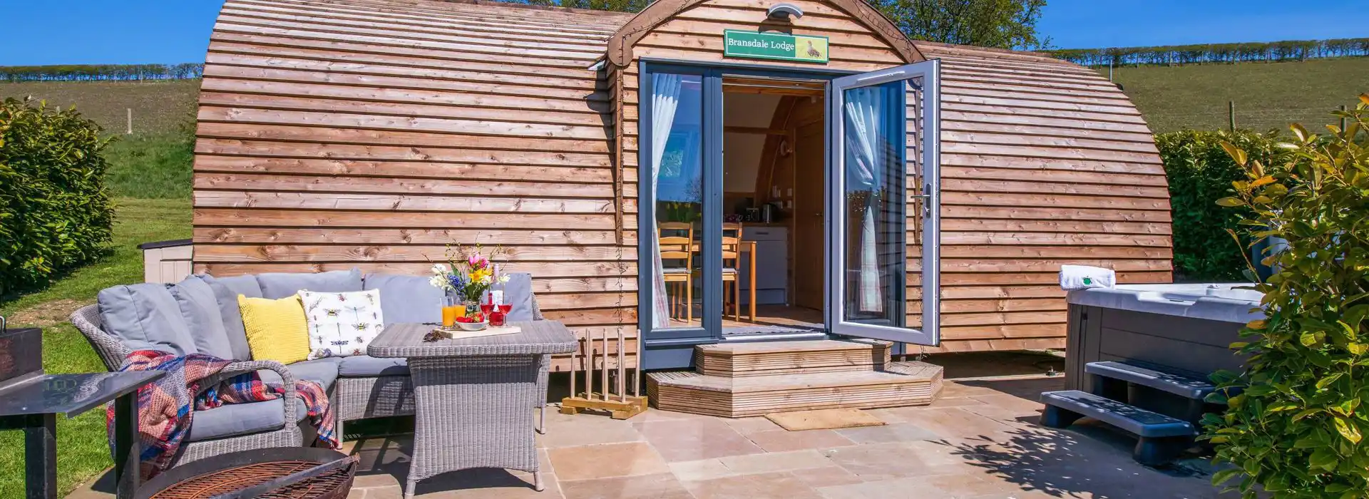 Dog friendly camping and glamping pods in North Yorkshire