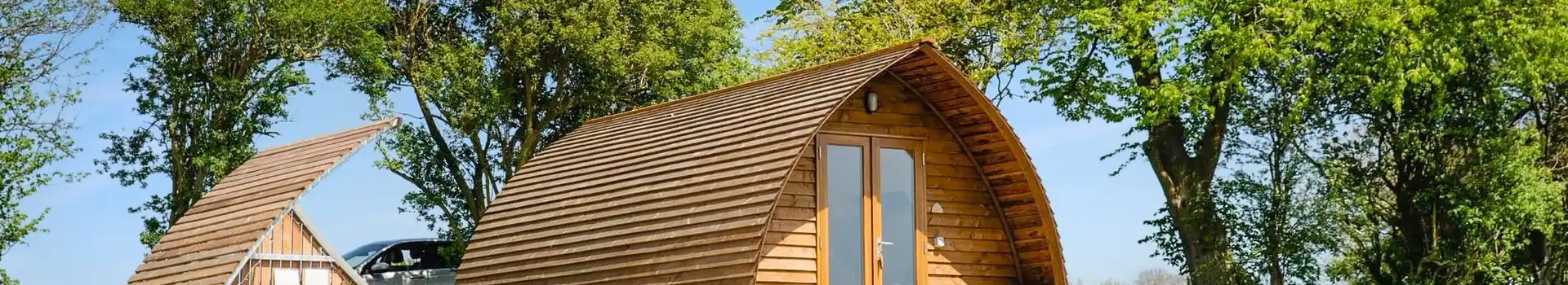 Glamping pods with hot tubs in the North East