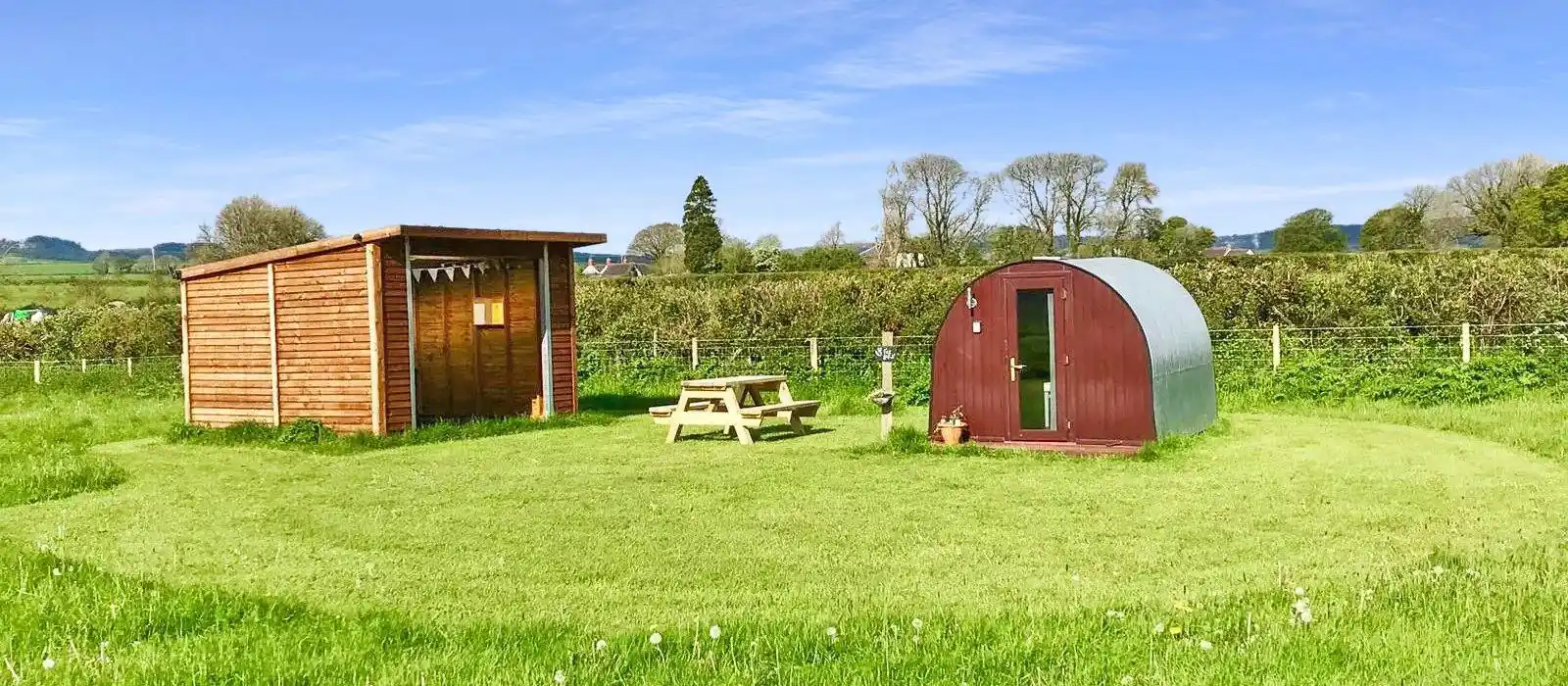 Camping pods in Carmarthen