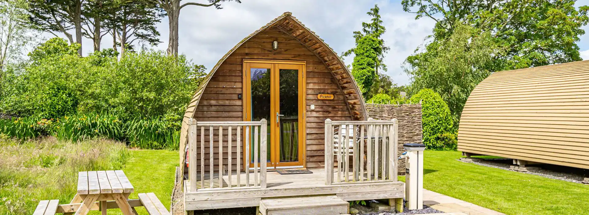 Carlisle camping and glamping pods