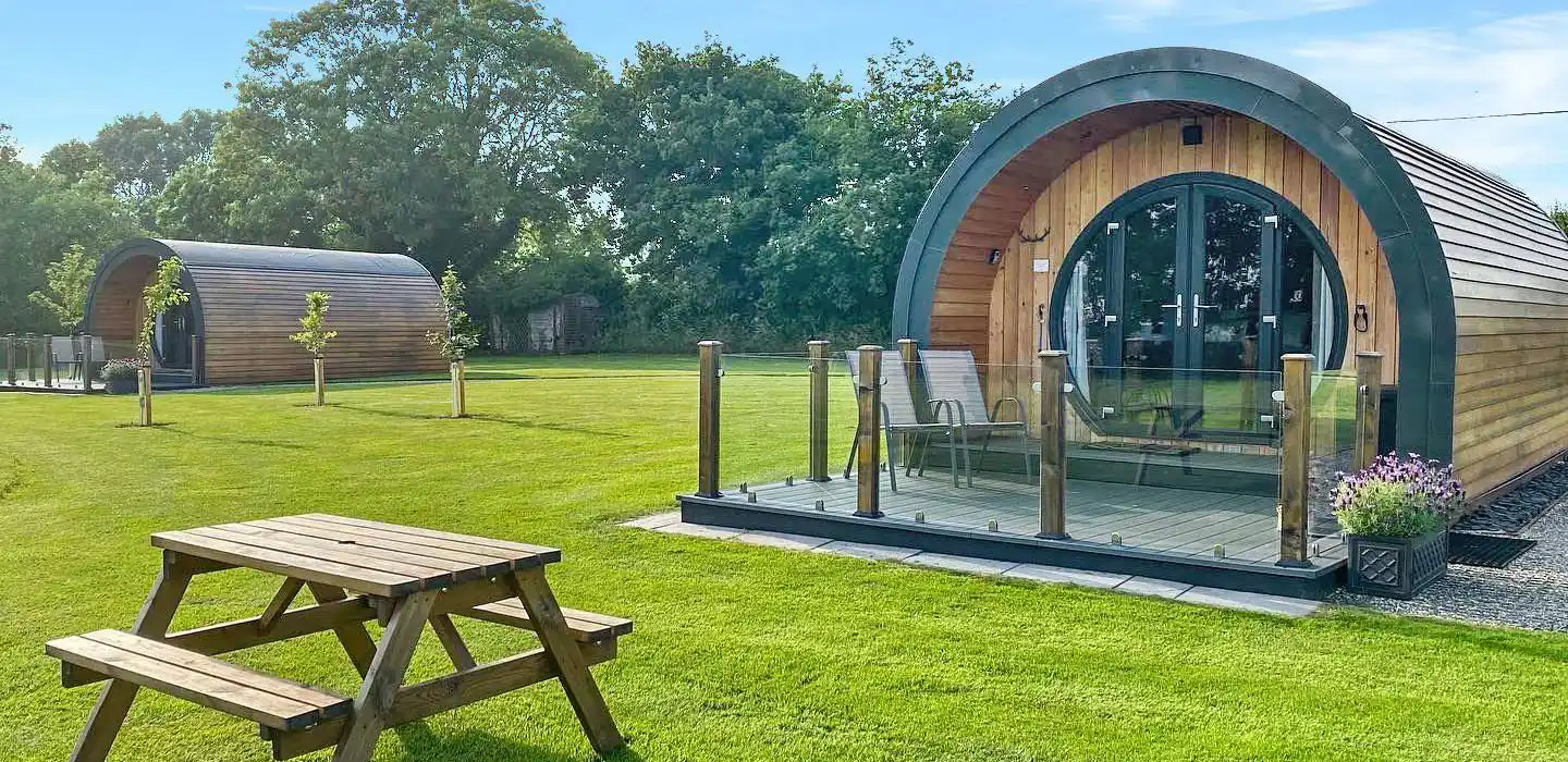 Camping and glamping pods in Norwich