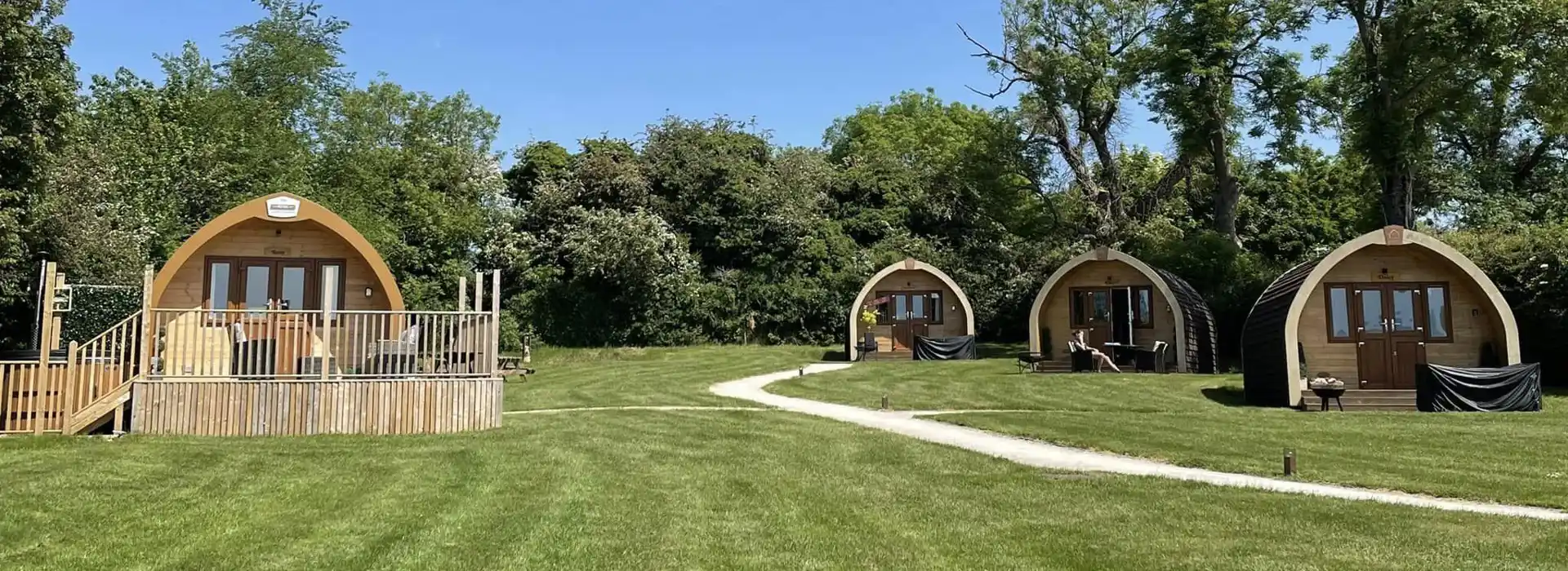 Camping and glamping pods with hot tubs in Nottingham