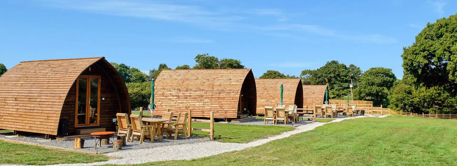Camping and glamping pods in Clitheroe