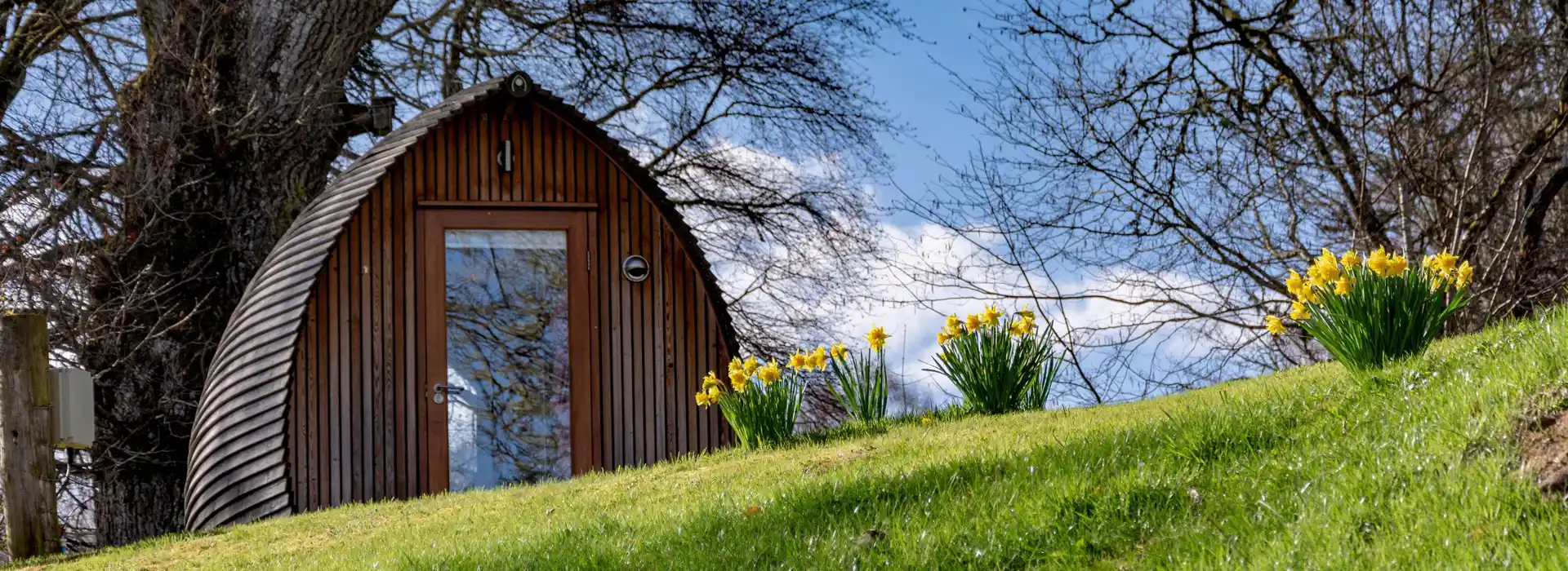 Falkirk camping and glamping pods