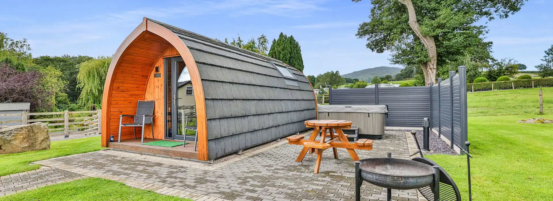 Conwy camping and glamping pods