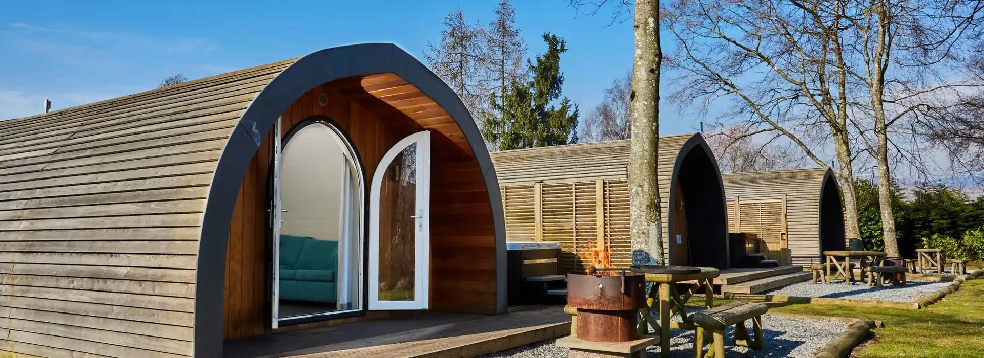 Crieff camping and glamping pods