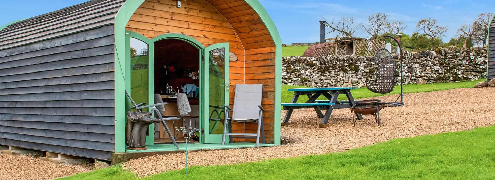 Camping and glamping pods in Chesterfield