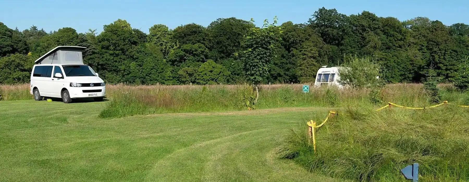Campsites with electric hook up in Northumberland