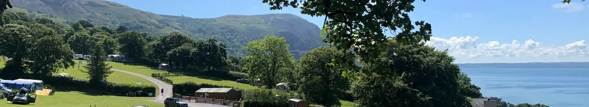 Caravan parks near the beach in Wales