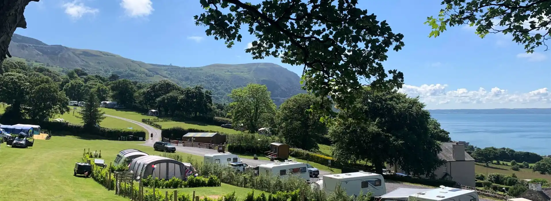 Caravan parks near the beach in Wales