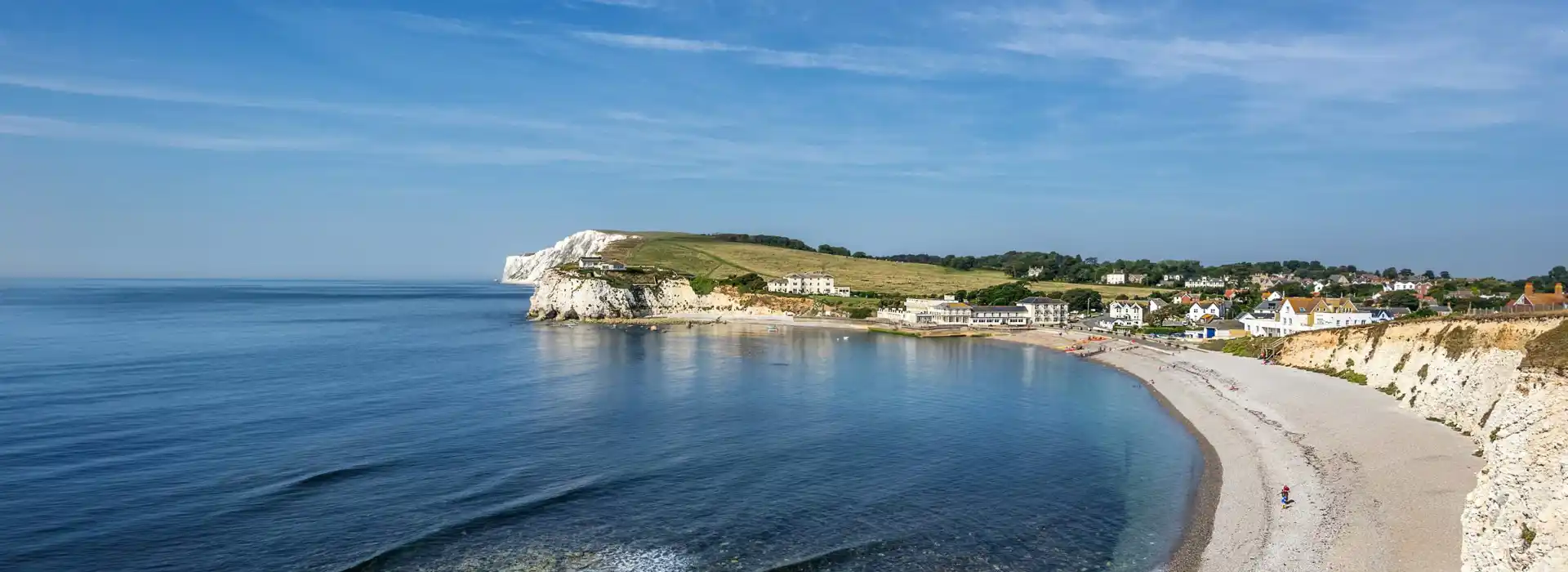 Campsites near the beach on the Isle of Wight