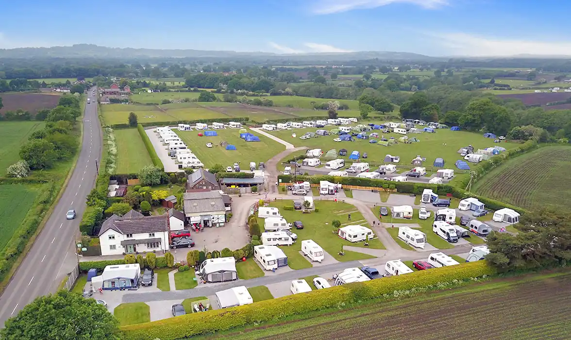 Seasonal pitches in Cheshire