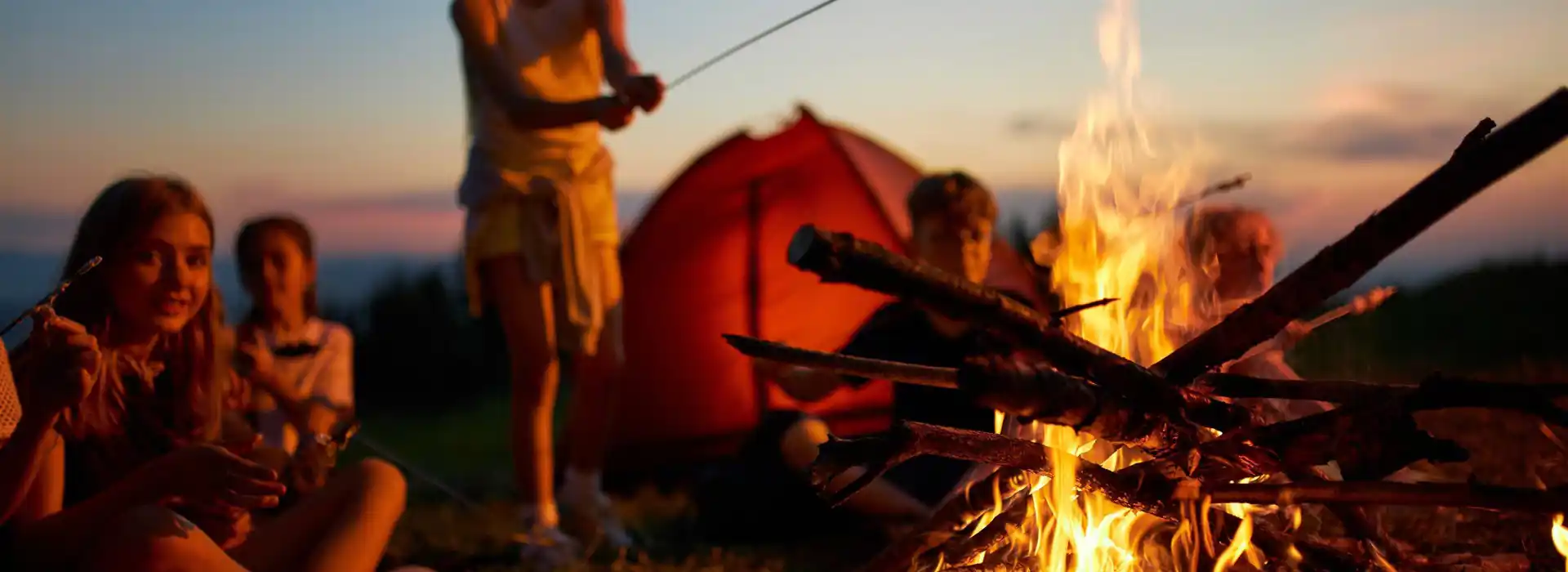 Campfire campsites in Scotland