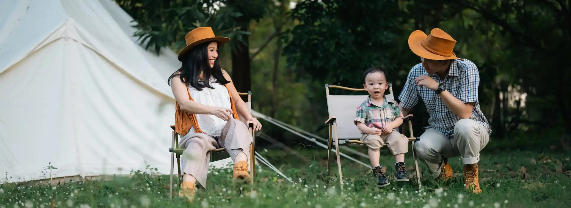 Family glamping near me