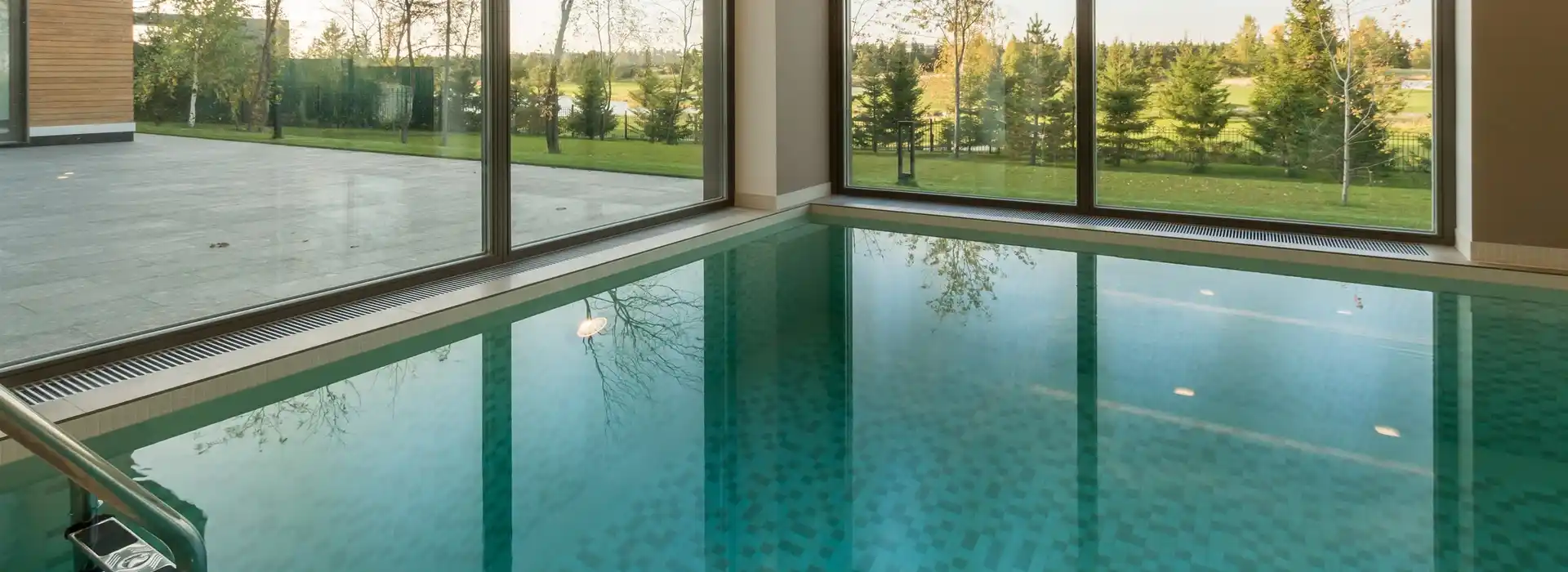 Glamping with swimming pools
