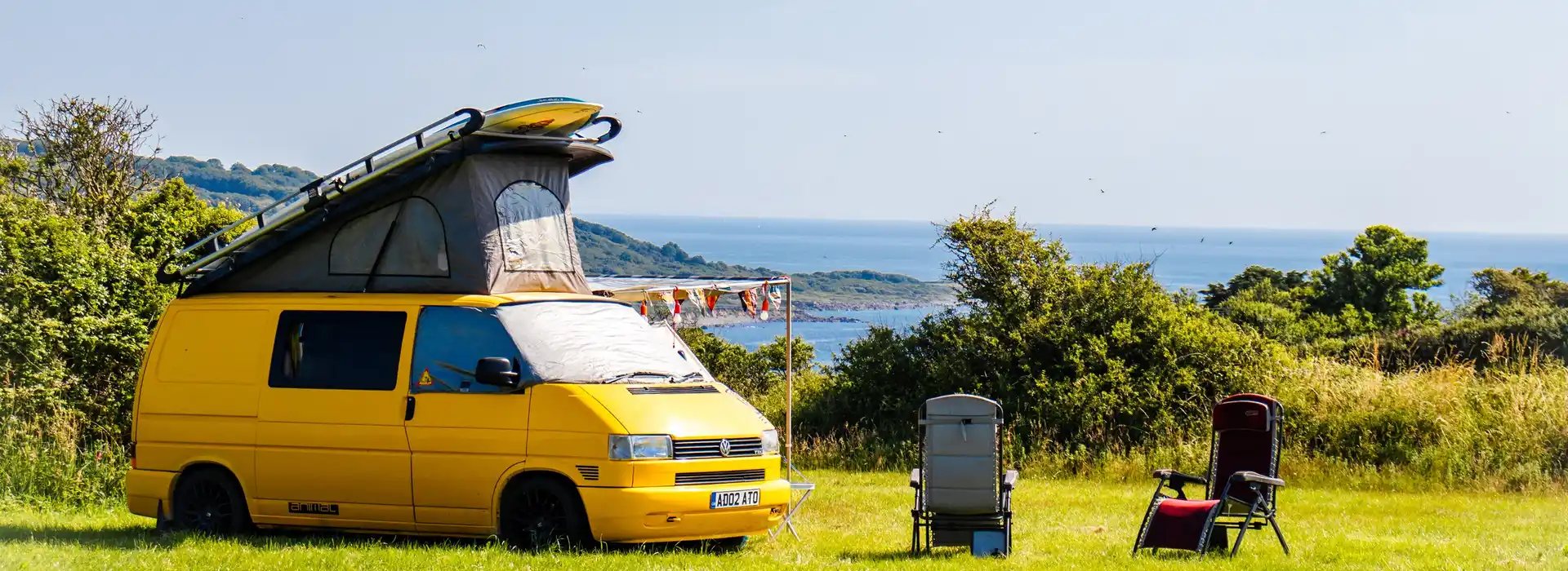 Beach and seaside campervan and motorhome sites in Cornwall