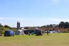 Non Electric Grass Tent Pitches at Mousehole Camping