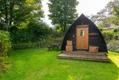 Wigwam camping cabin 