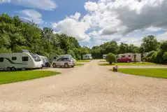 Electric All Weather Pitches at Plough Lane Caravan Site
