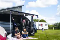 Non Electric Grass Pitches at Dartmouth Camping and Caravanning Club Site