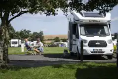 Electric Hardstanding Pitches at Dunstan Hill Camping and Caravanning Club Site