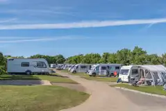 Electric Hardstanding Pitches at Highlands End Holiday Park