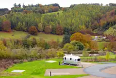 Fully Serviced Hardstanding Pitches  at Red Kite Touring Park