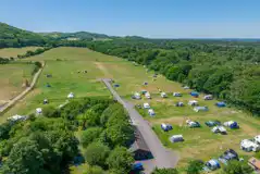 Small Non Electric Grass Pitches at Norden Farm Campsite