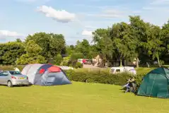 Non-Electric Grass Tent Pitches at Golden Square Caravan Park
